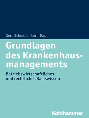cover image of Grundlagen des Krankenhausmanagements
